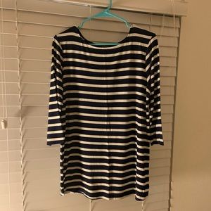 Colette - Striped 3/4 Sleeve Blouse size L